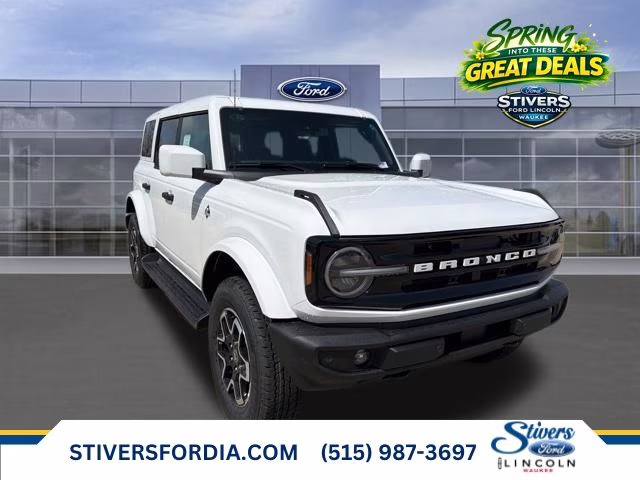 2026 Oxford White Ford Bronco Outer Banks 4X4 SUV