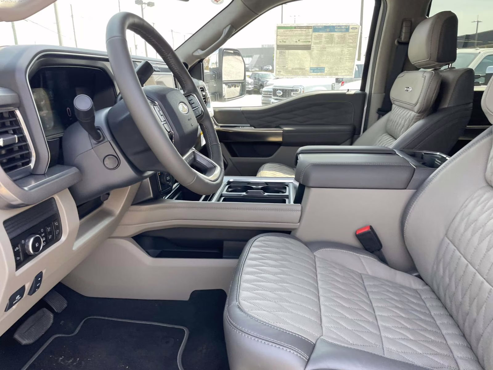 2026 White Metallic Ford Super Duty F-350 DRW Platinum 4X4 Truck