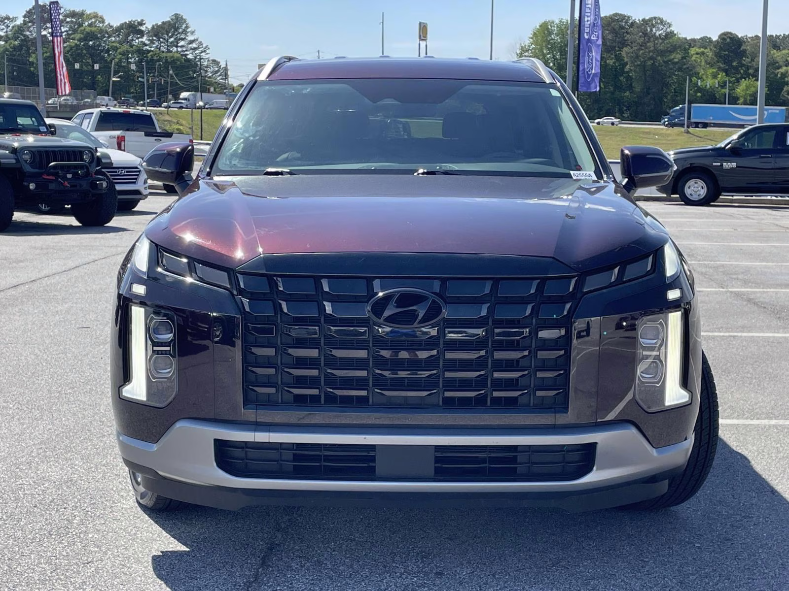 2024 Sierra Burgundy Hyundai Palisade SEL FWD SUV