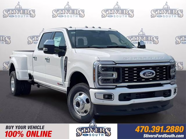 2026 White Metallic Ford Super Duty F-350 DRW Platinum 4X4 Truck