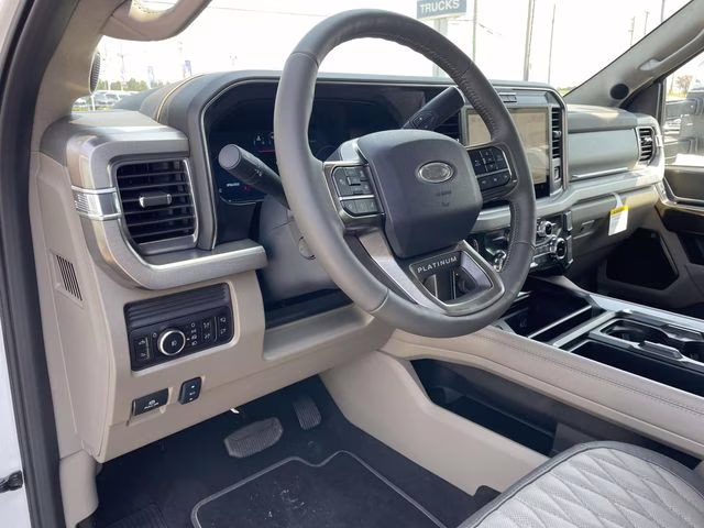 2026 White Metallic Ford Super Duty F-350 DRW Platinum 4X4 Truck