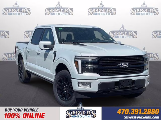 2025 White Metallic Ford F-150 Platinum 4X4 Truck