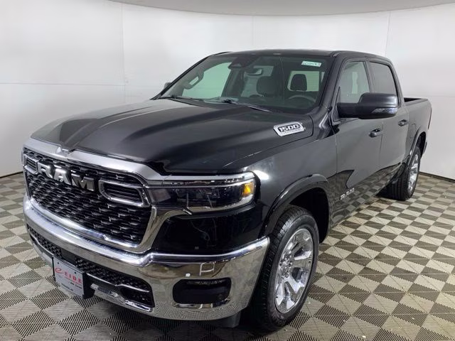 2026 Diamond Black Crystal Pearlcoat Ram 1500 Big Horn 4X4 Truck