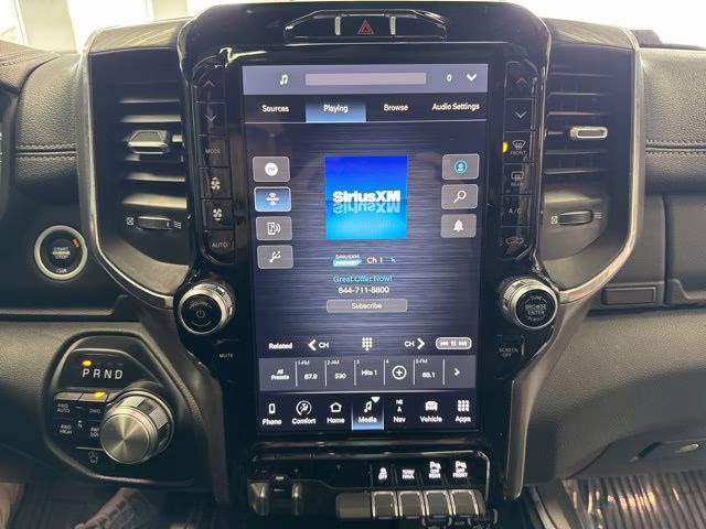 2023 Diamond Black Crystal Pearlcoat Ram 1500 Laramie 4X4 Truck