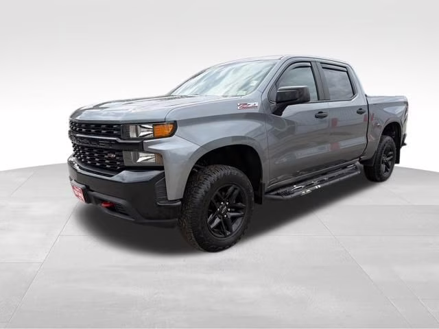 2019 Satin Steel Metallic Chevrolet Silverado 1500 Custom Trail Boss 4X4 Truck