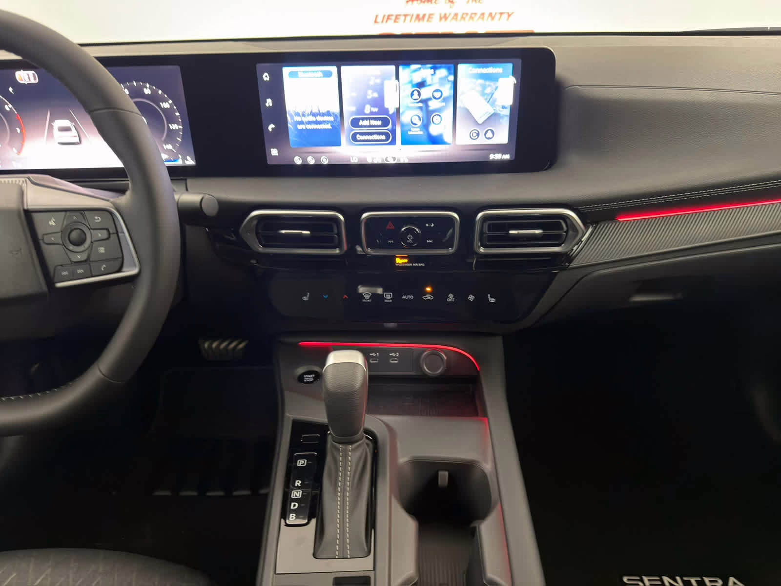 2026 Super Black Nissan Sentra SV FWD Sedan