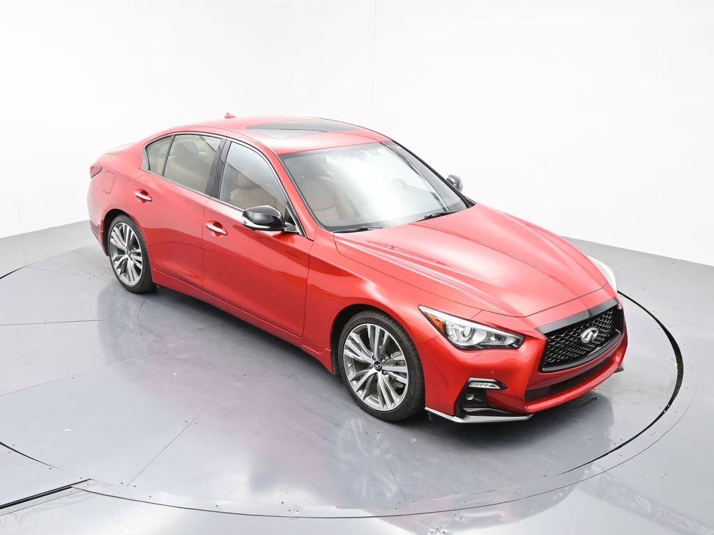 2023 Dynamic Sunstone Red INFINITI Q50 SENSORY RWD Sedan