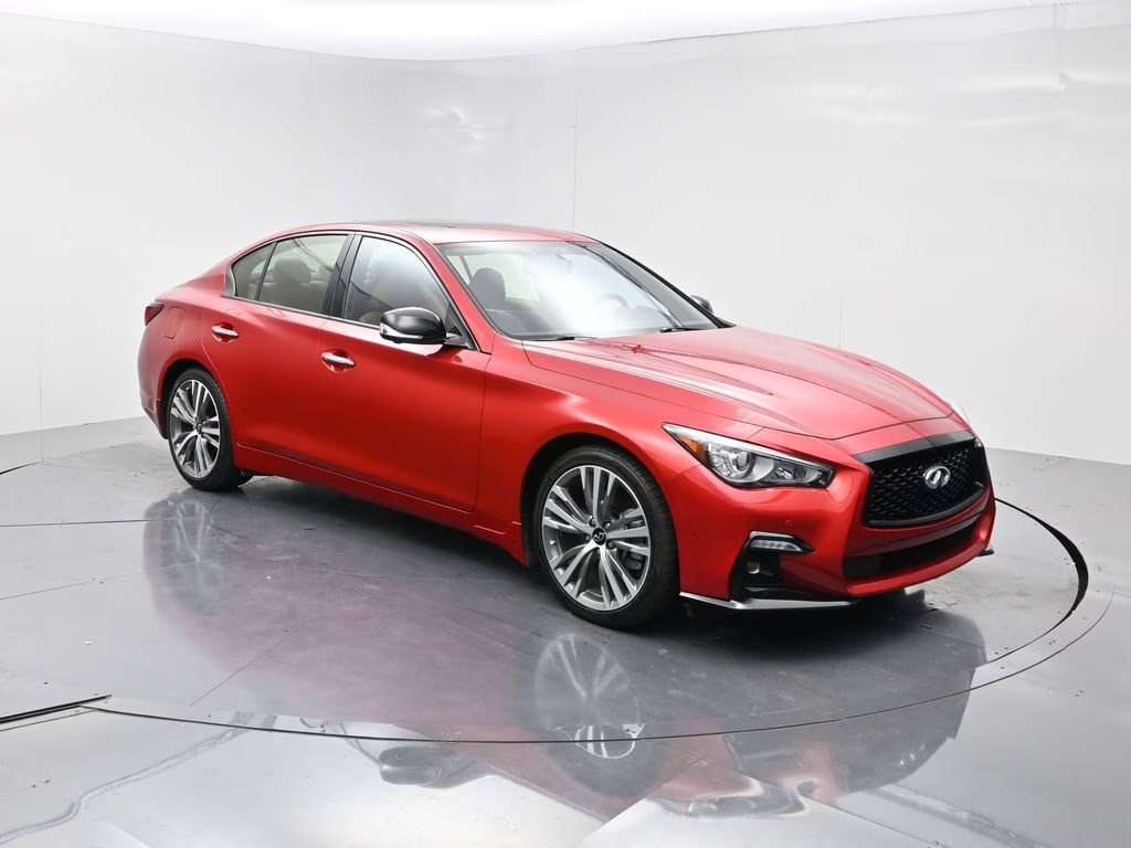 2023 Dynamic Sunstone Red INFINITI Q50 SENSORY RWD Sedan