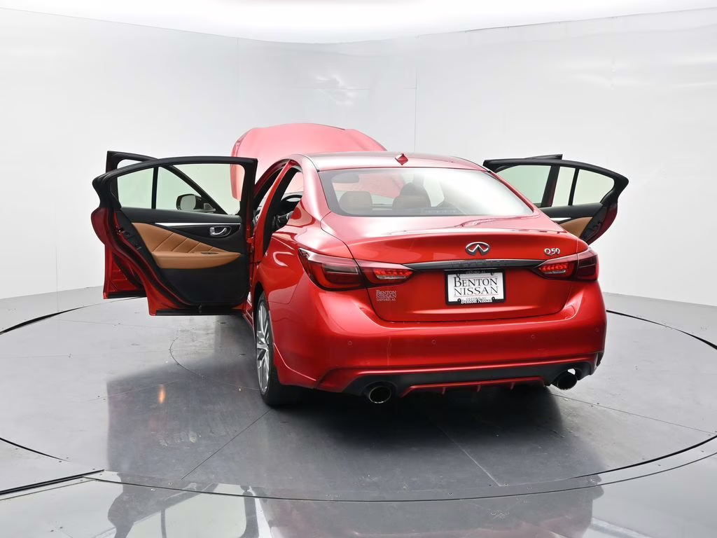 2023 Dynamic Sunstone Red INFINITI Q50 SENSORY RWD Sedan
