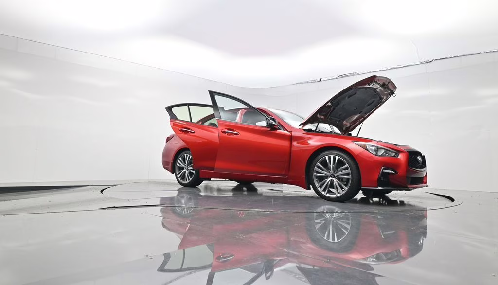 2023 Dynamic Sunstone Red INFINITI Q50 SENSORY RWD Sedan