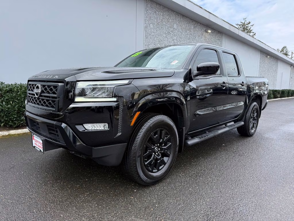 2023 Super Black Nissan Frontier SV 4X4 Truck