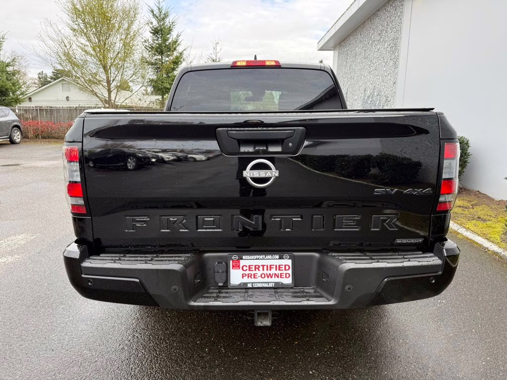 2023 Super Black Nissan Frontier SV 4X4 Truck