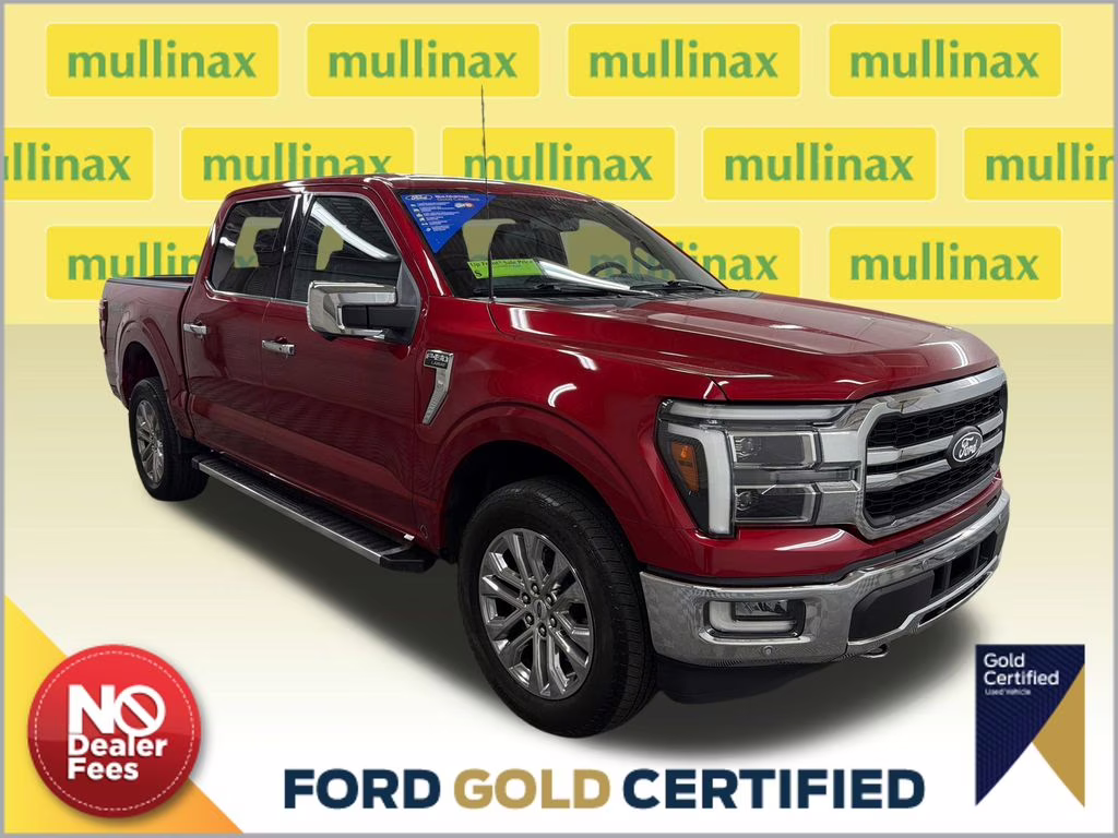 2024 Rapid Red Metallic Tinted Clearcoat Ford F-150 Lariat 4X4 Truck