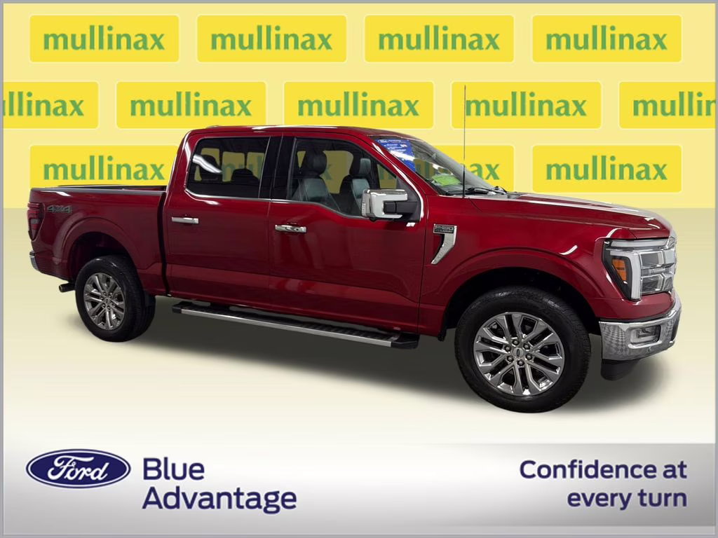 2024 Rapid Red Metallic Tinted Clearcoat Ford F-150 Lariat 4X4 Truck