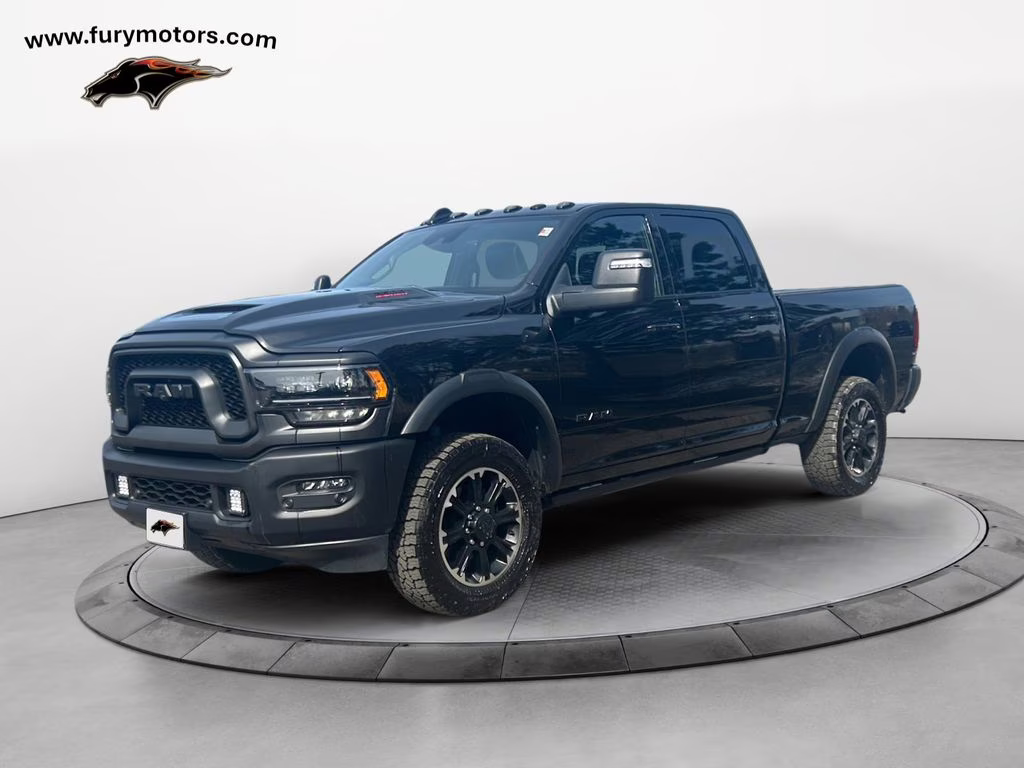 2023 Diamond Black Crystal Pearlcoat Ram 2500 Rebel Power Wagon w/5th Wheel Prep & Tow Tech Pkg 4X4 Truck