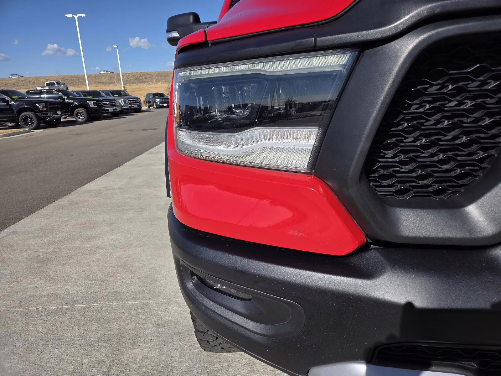 2022 Flame Red Clearcoat Ram 1500 Rebel 4X4 Truck