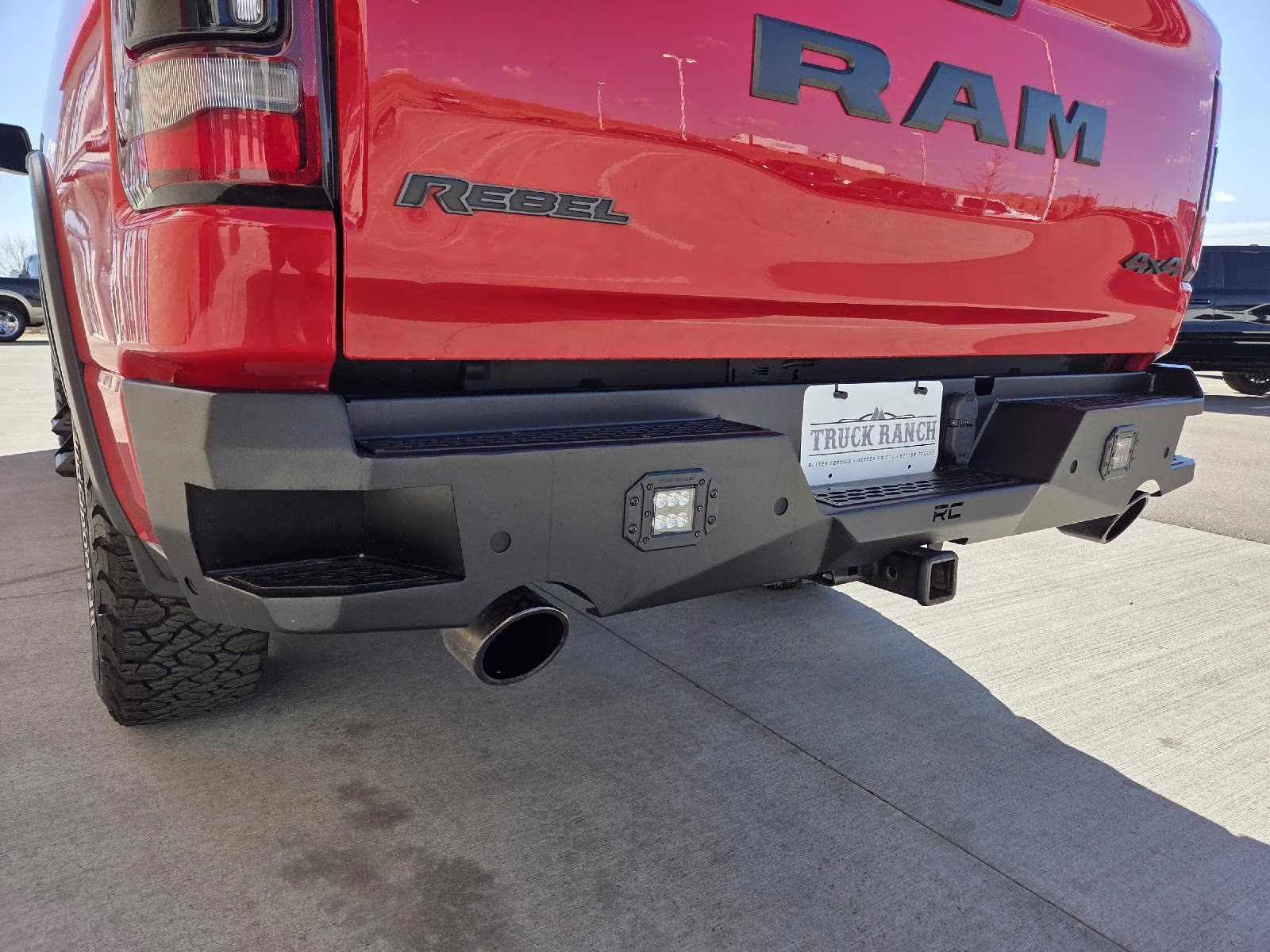 2022 Flame Red Clearcoat Ram 1500 Rebel 4X4 Truck