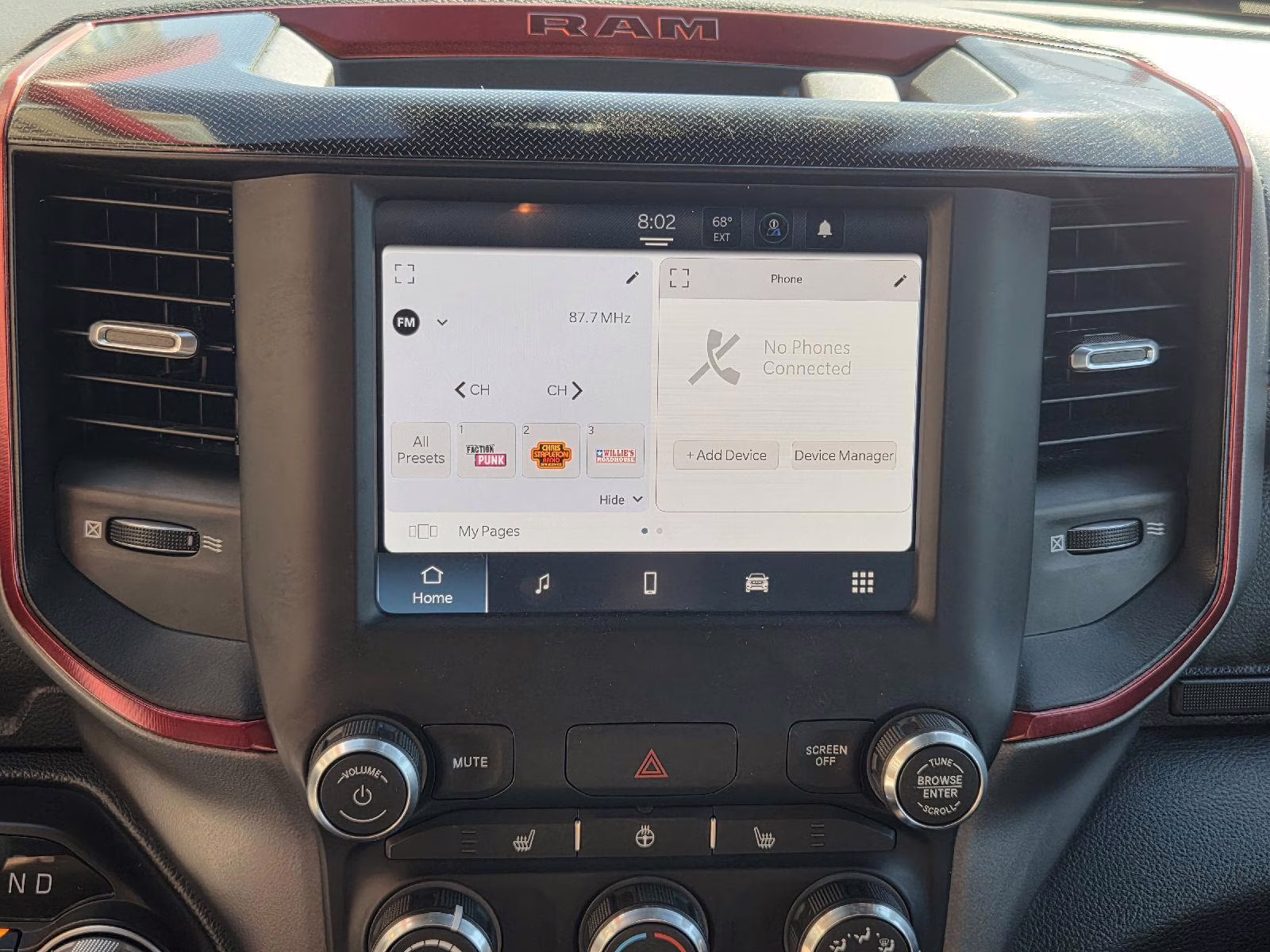 2022 Flame Red Clearcoat Ram 1500 Rebel 4X4 Truck