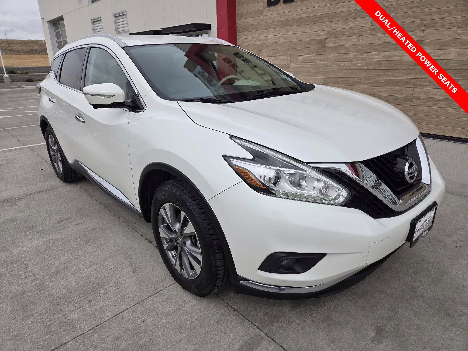 2015 Pearl White Nissan Murano SL FWD SUV