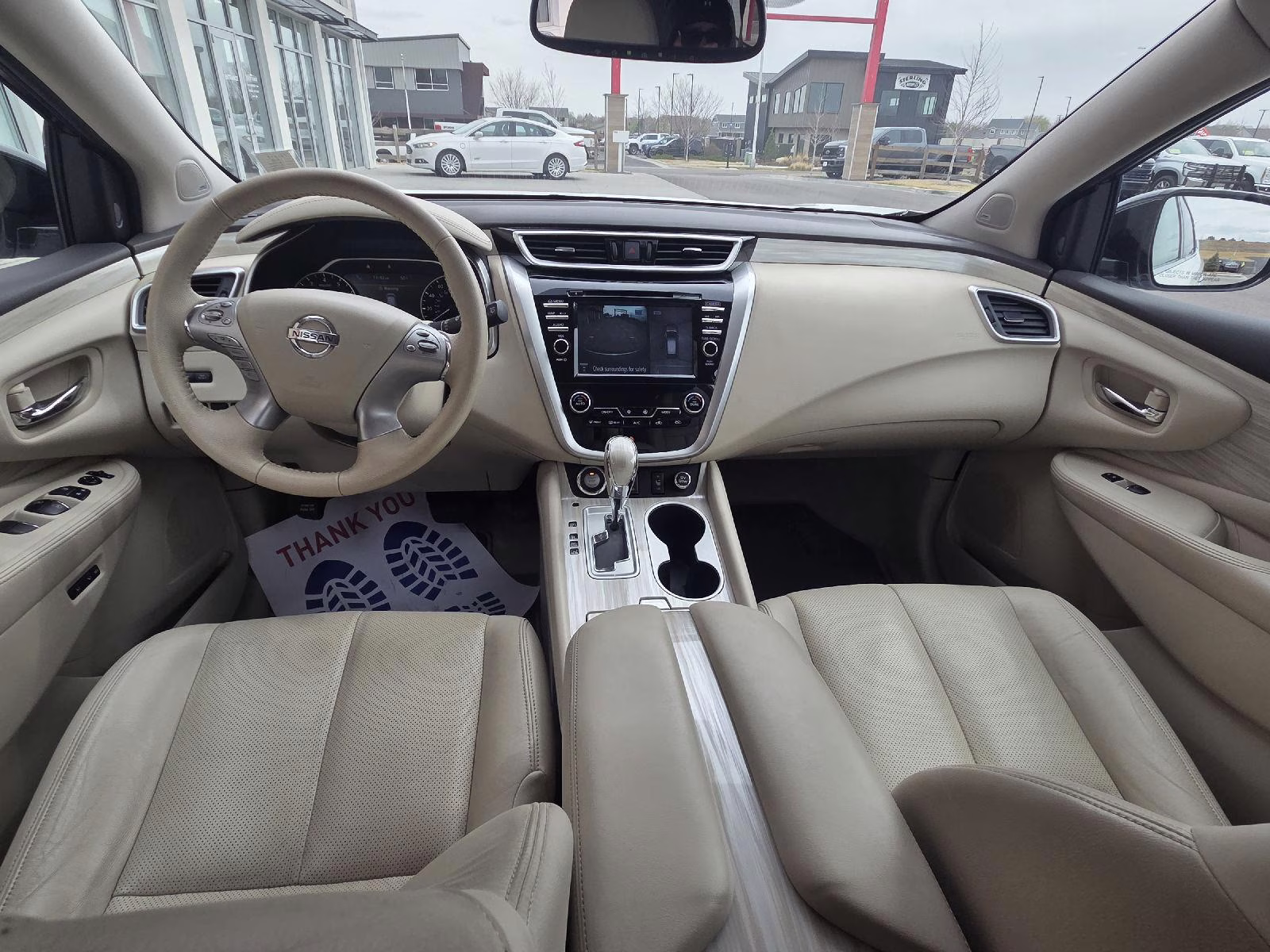 2015 Pearl White Nissan Murano SL FWD SUV
