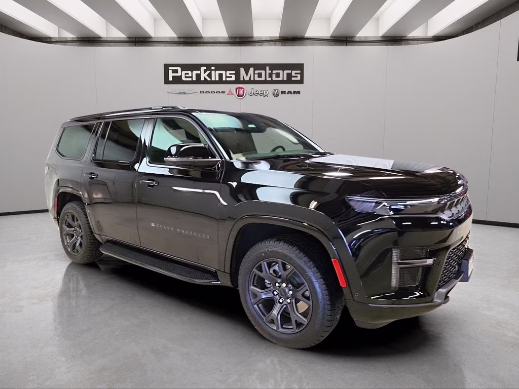 2026 High Gloss Black Jeep Grand Wagoneer Upland 4X4 SUV