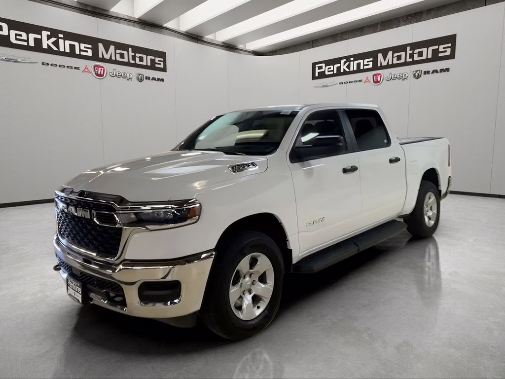 2026 Bright White Clearcoat Ram 1500 Tradesman 4X4 Truck