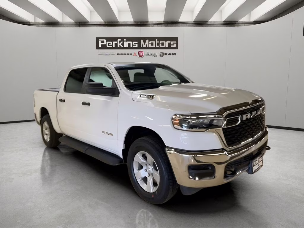 2026 Bright White Clearcoat Ram 1500 Tradesman 4X4 Truck