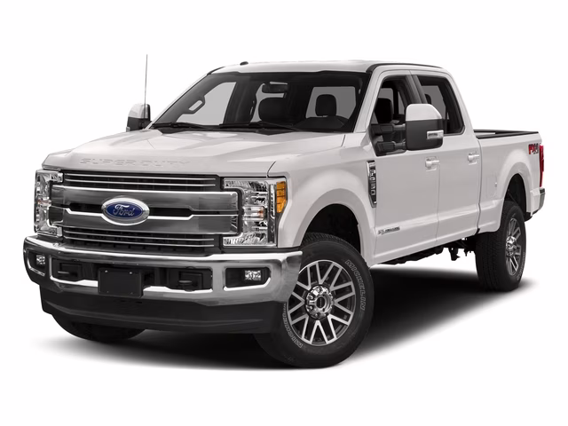 2018 White Platinum Clearcoat Metallic Ford Super Duty F-250 SRW Lariat 4X4 Truck