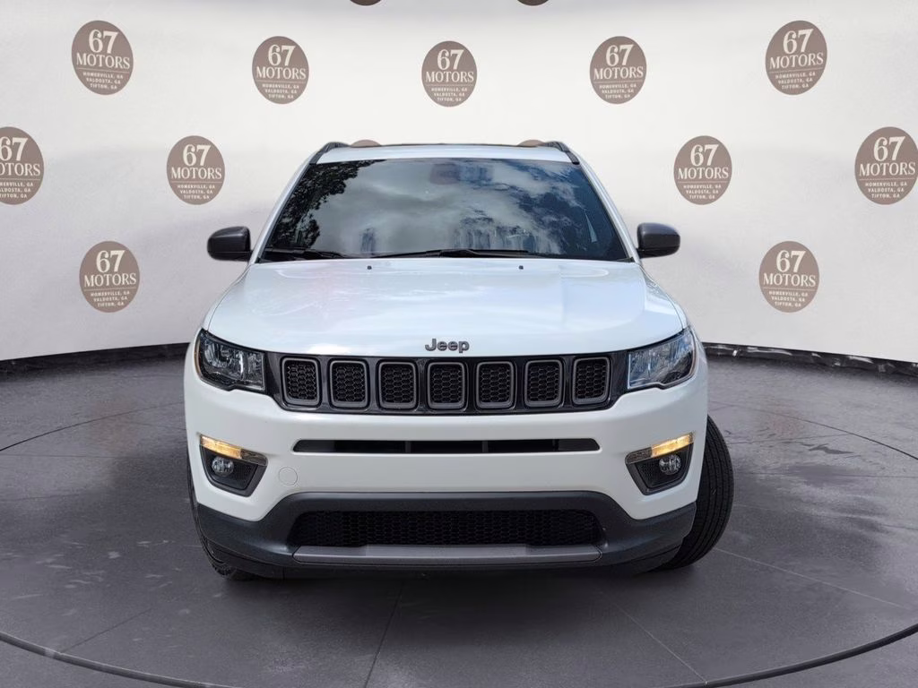 2021 White Clearcoat Jeep Compass 80th Special Edition 4X4 SUV