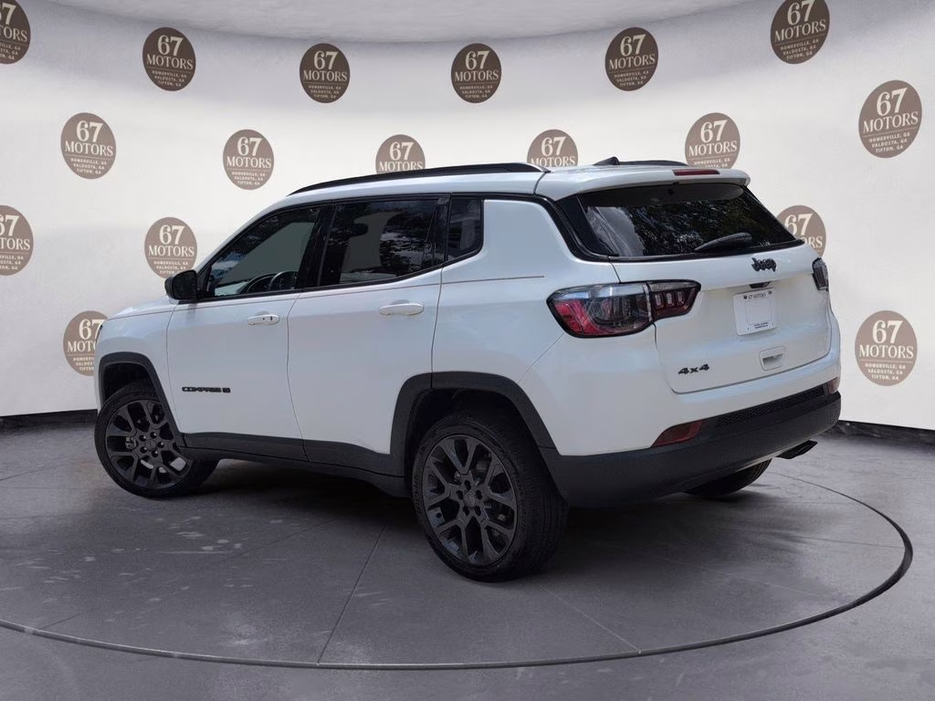 2021 White Clearcoat Jeep Compass 80th Special Edition 4X4 SUV
