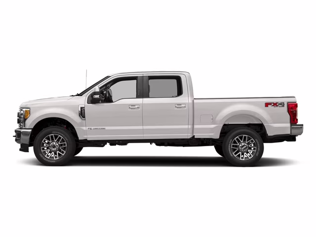 2018 White Platinum Clearcoat Metallic Ford Super Duty F-250 SRW Lariat 4X4 Truck