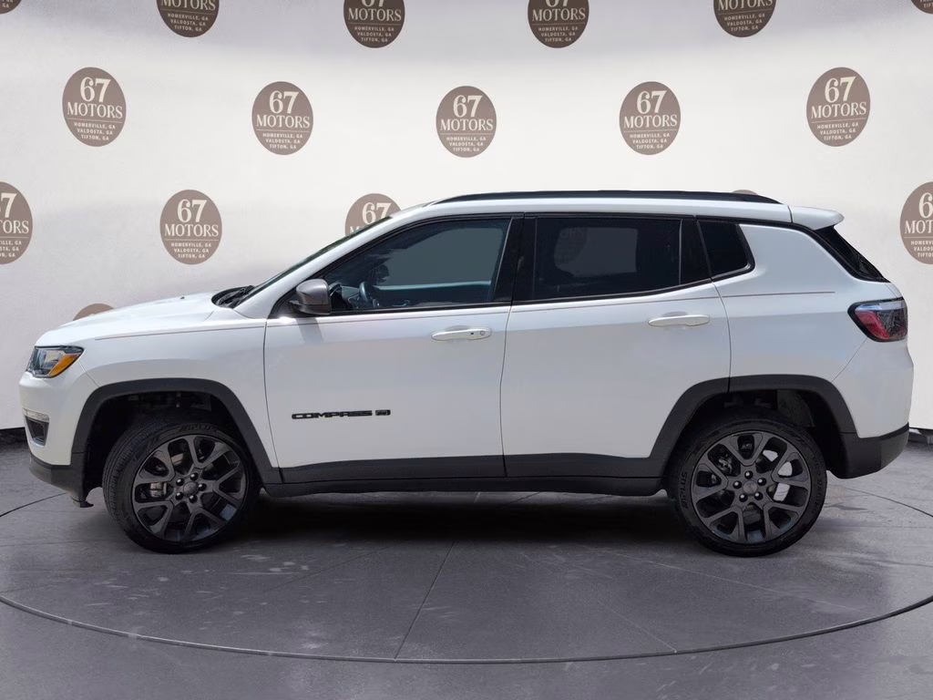 2021 White Clearcoat Jeep Compass 80th Special Edition 4X4 SUV