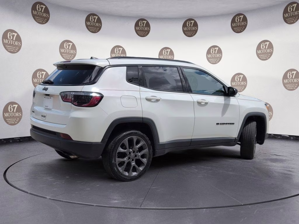 2021 White Clearcoat Jeep Compass 80th Special Edition 4X4 SUV