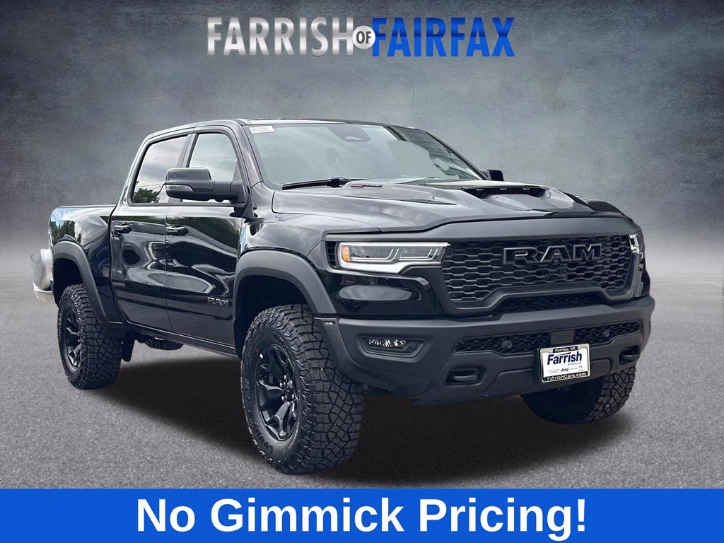 2026 Diamond Black Crystal Pearlcoat Ram 1500 RHO 4X4 Truck