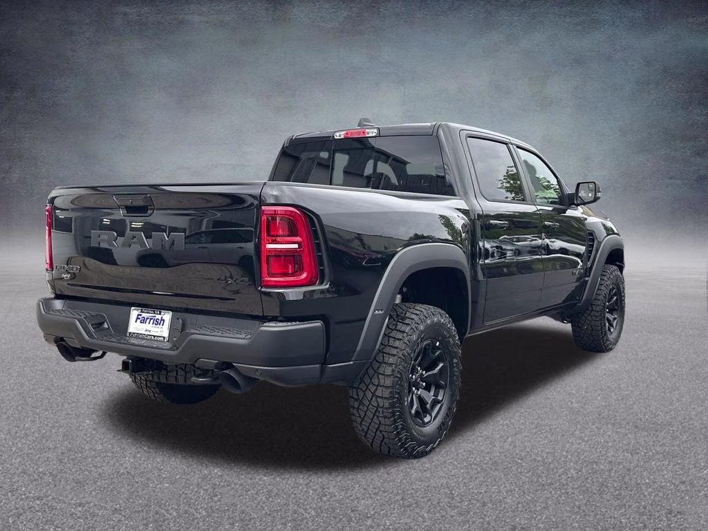 2026 Diamond Black Crystal Pearlcoat Ram 1500 RHO 4X4 Truck