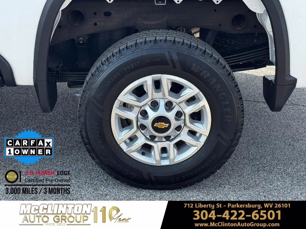 2025 Summit White Chevrolet Silverado 2500HD LT 4X4 Truck