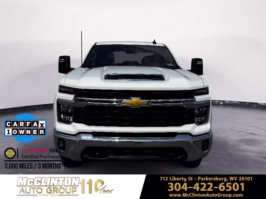 2025 Summit White Chevrolet Silverado 2500HD LT 4X4 Truck