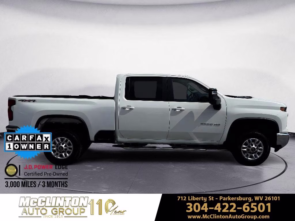 2025 Summit White Chevrolet Silverado 2500HD LT 4X4 Truck