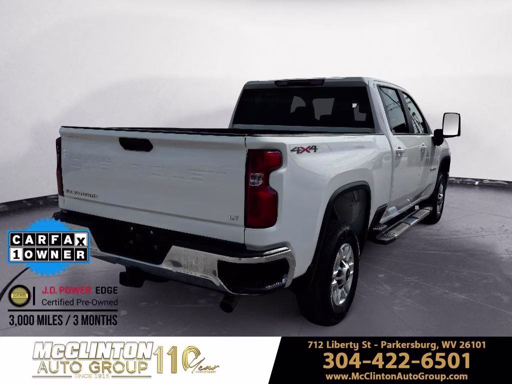 2025 Summit White Chevrolet Silverado 2500HD LT 4X4 Truck