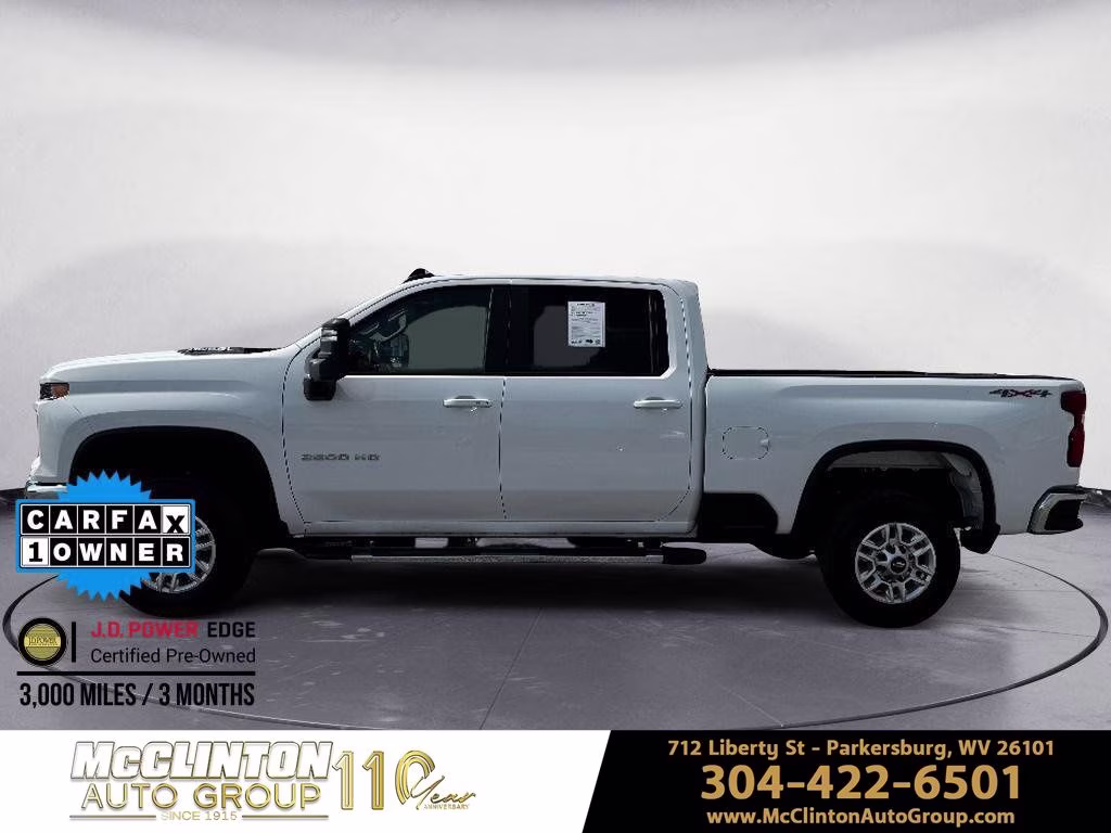 2025 Summit White Chevrolet Silverado 2500HD LT 4X4 Truck