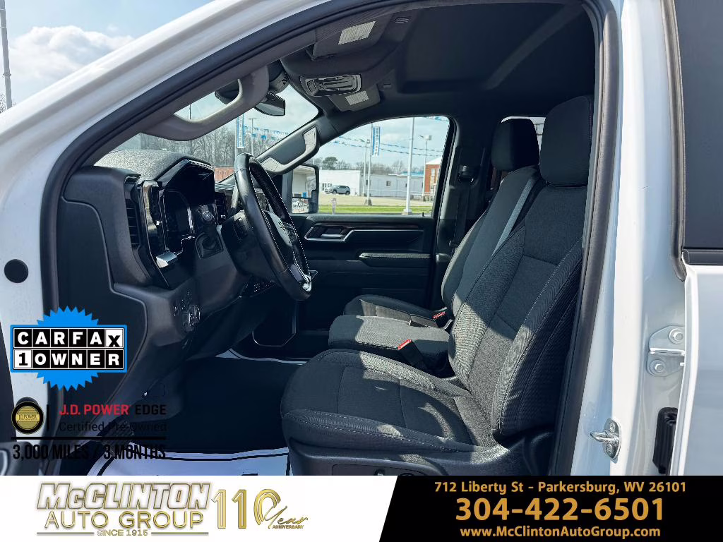2025 Summit White Chevrolet Silverado LT 4X4 Truck