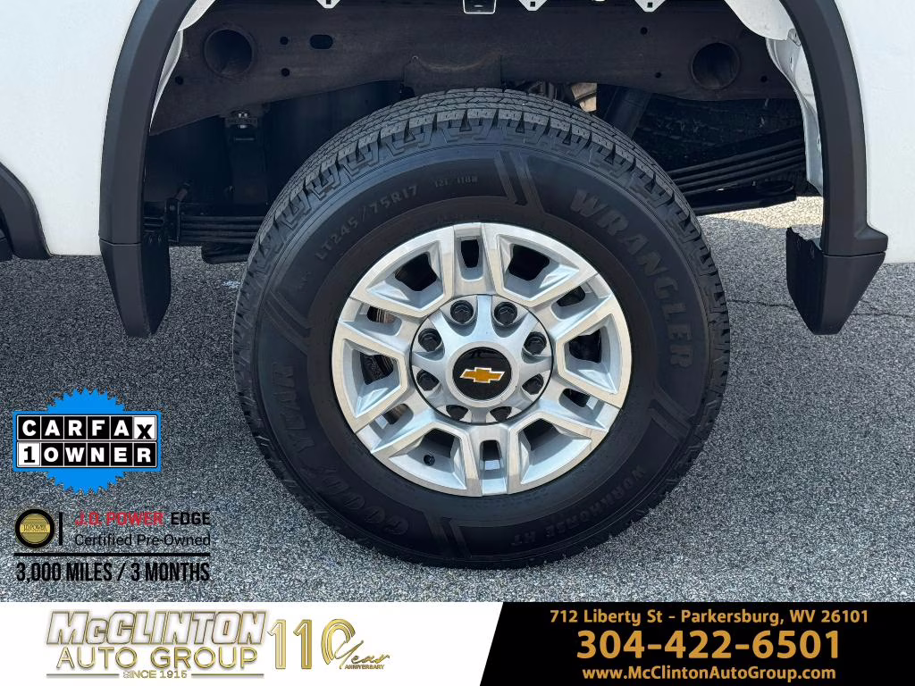 2025 Summit White Chevrolet Silverado LT 4X4 Truck