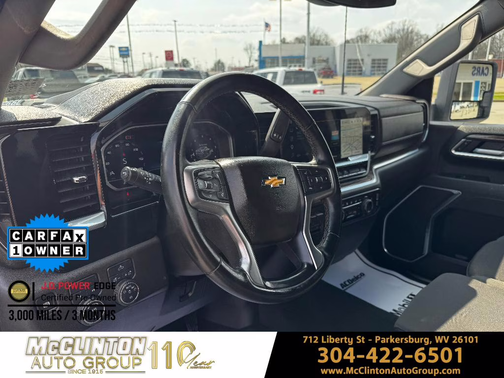2025 Summit White Chevrolet Silverado LT 4X4 Truck