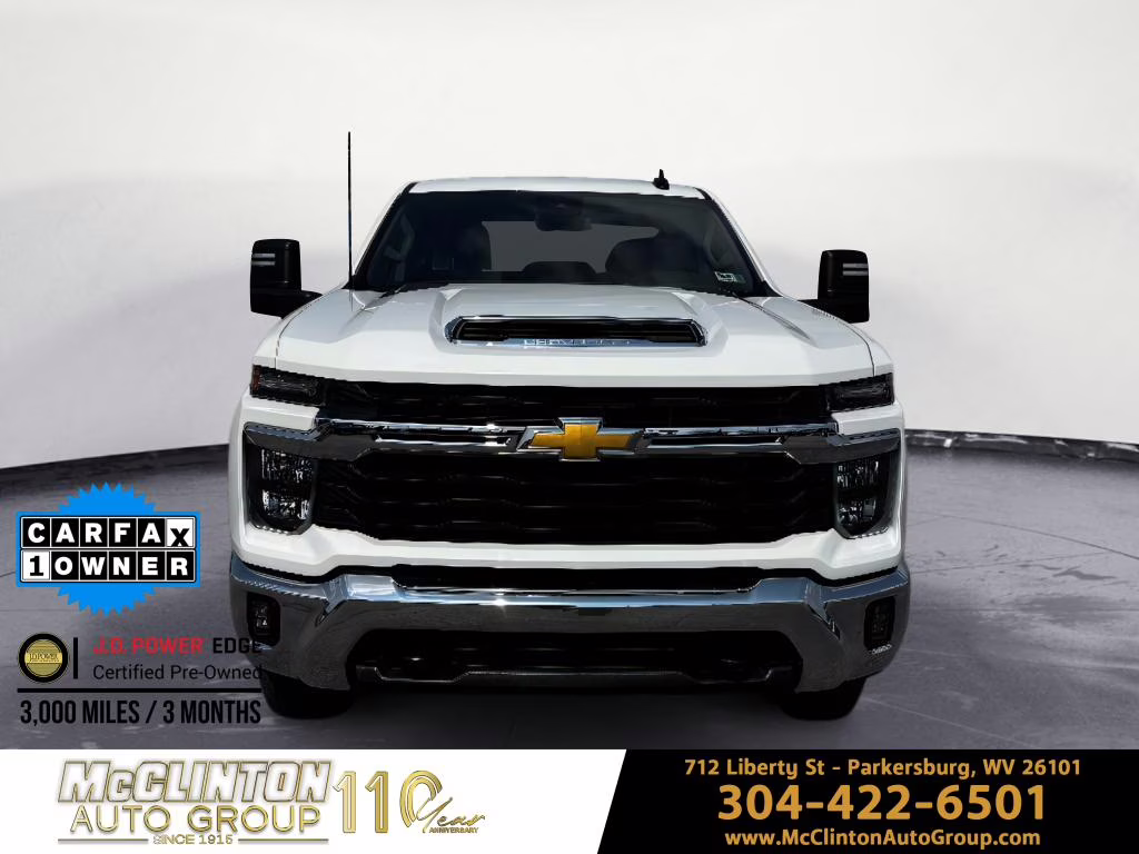2025 Summit White Chevrolet Silverado LT 4X4 Truck