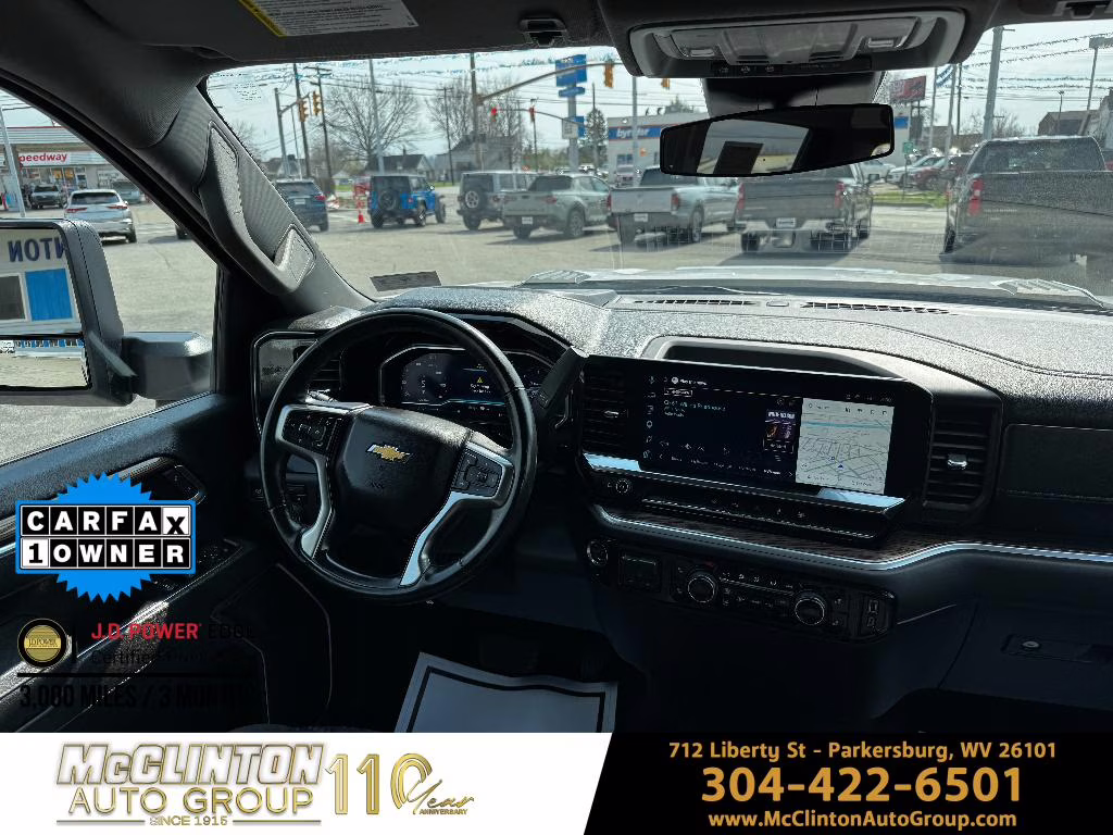 2025 Summit White Chevrolet Silverado LT 4X4 Truck