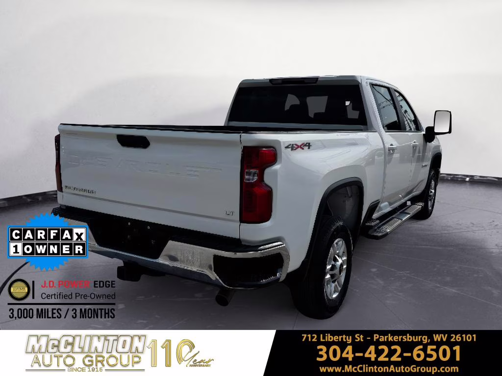 2025 Summit White Chevrolet Silverado LT 4X4 Truck