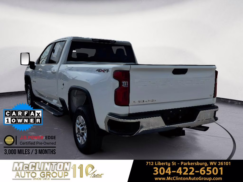 2025 Summit White Chevrolet Silverado LT 4X4 Truck