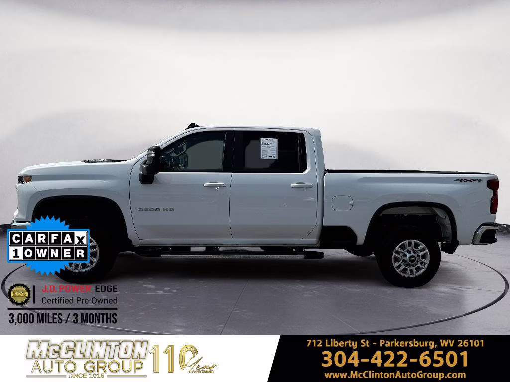 2025 Summit White Chevrolet Silverado LT 4X4 Truck