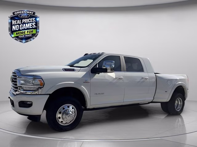 2023 Pearl White Ram 3500 Limited Longhorn 4X4 Truck