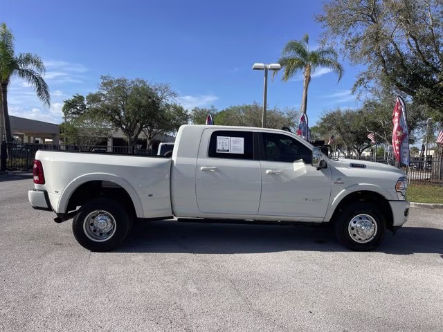 2023 Pearl White Ram 3500 Longhorn 4X4 Truck